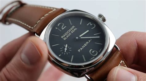 Panerai Radiomir Black Seal PAM 183 H Series Watch Review.